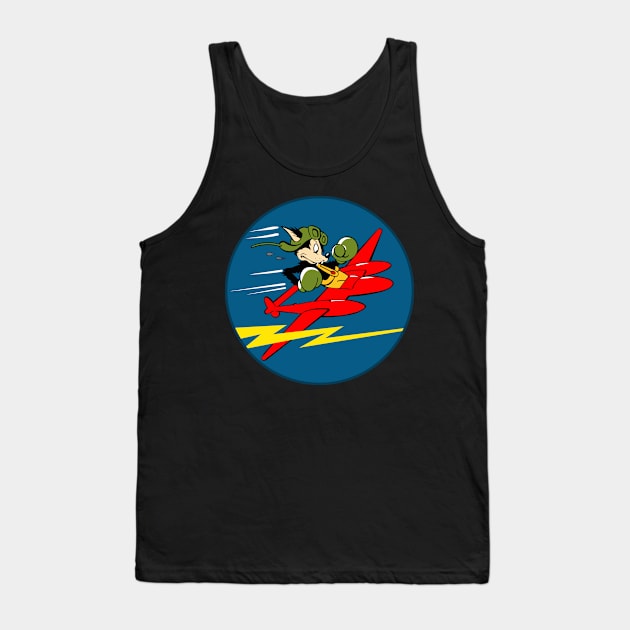 428th P-38 Fighter Squadron WWII Insignia Tank Top by Mandra